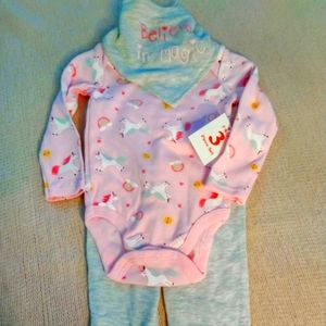 Swiggles 6-9 MOS 3 Piece Outfit